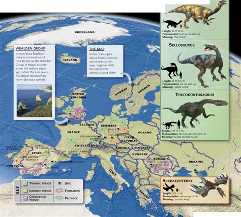 Europe - Dinosaur Resources - Fossil Hunters