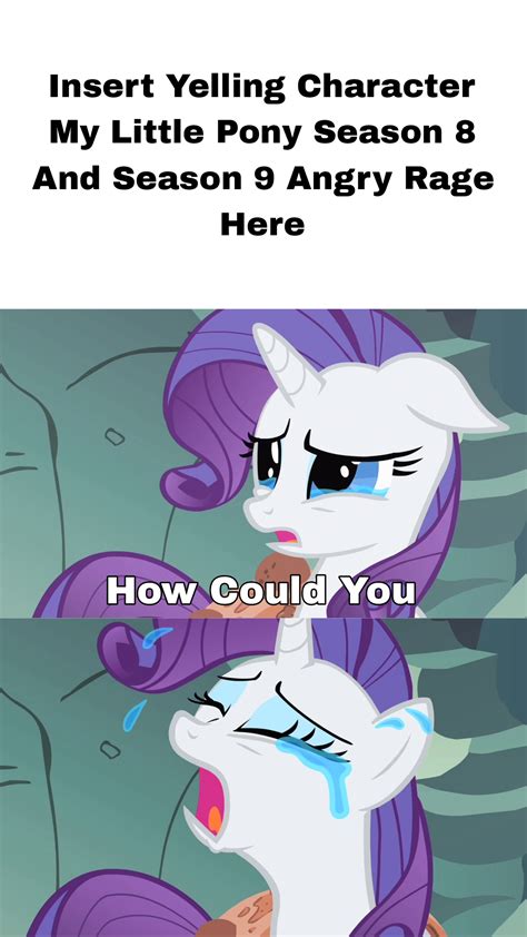 Character Makes Rarity Season 1 Crying by masrendra on DeviantArt