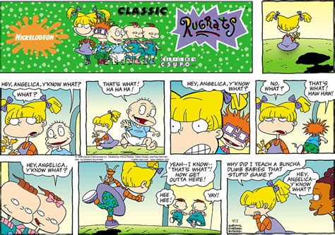 NickALive!: Classic Rugrats Comic Strip for Sunday, July 12, 2020 ...