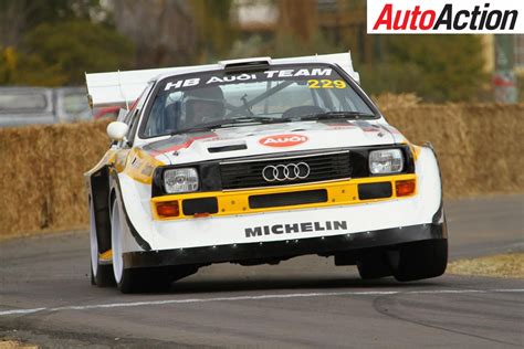 Audi Quattro S1 Group B Rally Car at the Leyburn Sprints - Photo: Trapnel Creations - Auto Action