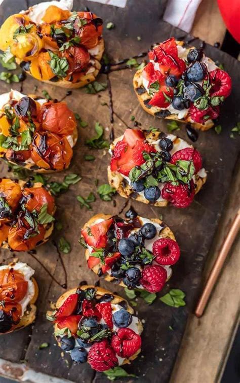 Delicious Whipped Goat Cheese Bruschetta