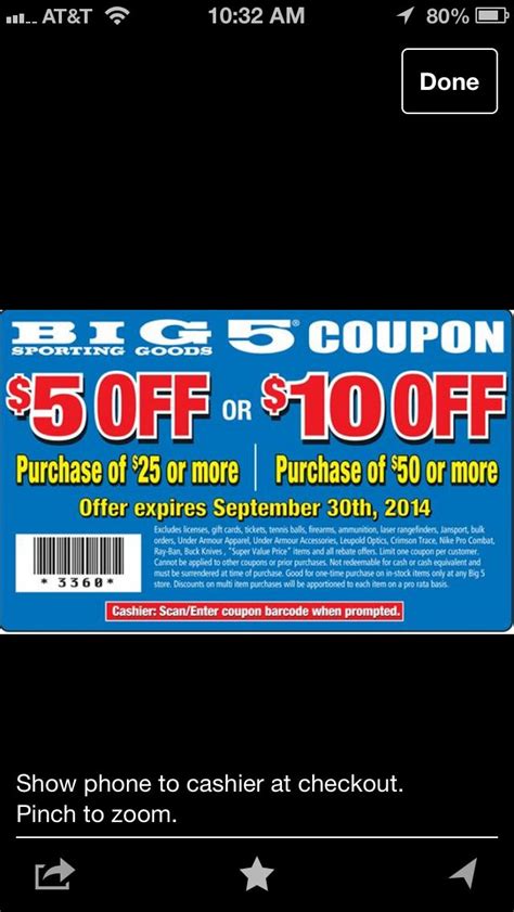 Big 5 coupon | Big 5 sporting goods, Printable coupons, Childrens place ...