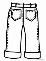 Clothing coloring pages sketch template