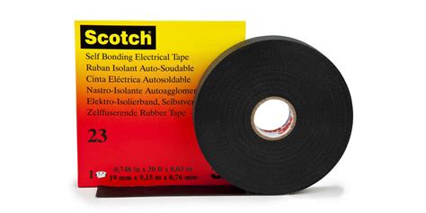 3M Scotch® 23 Black Self Amalgamating Tape 19mm x 9m - RS Components ...