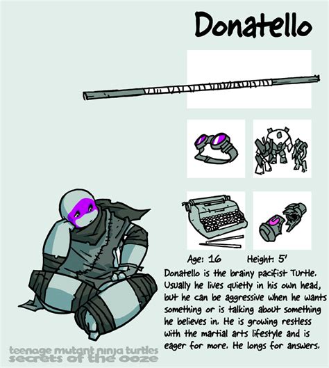 Secrets Of The Ooze: Donatello by mooncalfe on DeviantArt