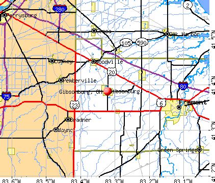 Gibsonburg, Ohio (OH 43431, 43435) profile: population, maps, real estate, averages, homes ...