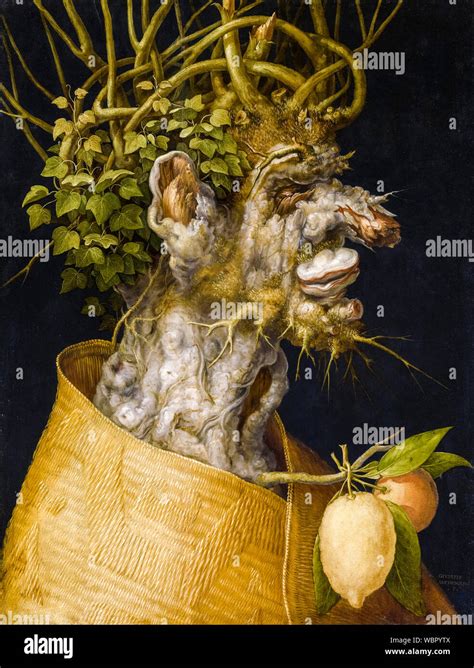 Giuseppe Arcimboldo, Winter, (The Four Seasons), painting, 1563 Stock Photo - Alamy