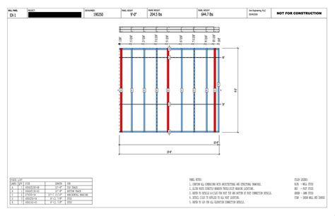 Prefabricated Panel Shop Drawings Sample | Iron Engineering