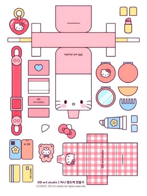 Hello Kitty Paper Doll Craft