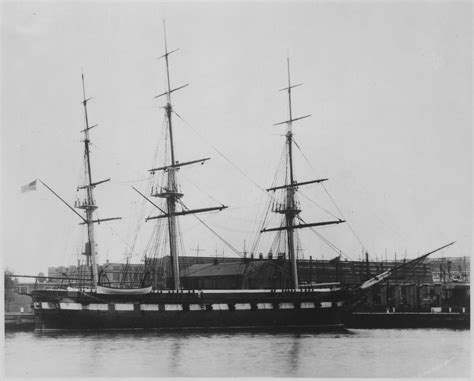 TDIH : July 28, 1854, USS Constellation (1854), the last all-sail ...