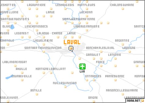 Laval (France) map - nona.net