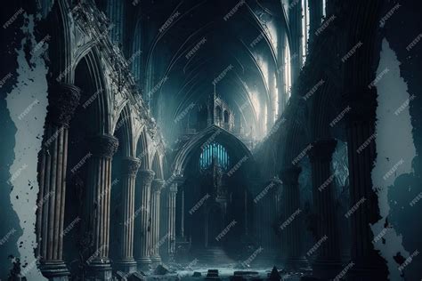 Premium AI Image | Gothic cathedral interior