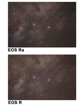 Canon EOS Ra astrophotography full-frame mirrorless camera additional information - Photo Rumors