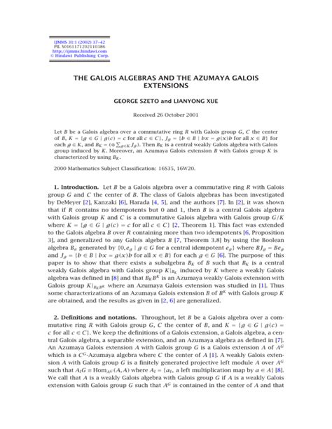 THE GALOIS ALGEBRAS AND THE AZUMAYA GALOIS EXTENSIONS