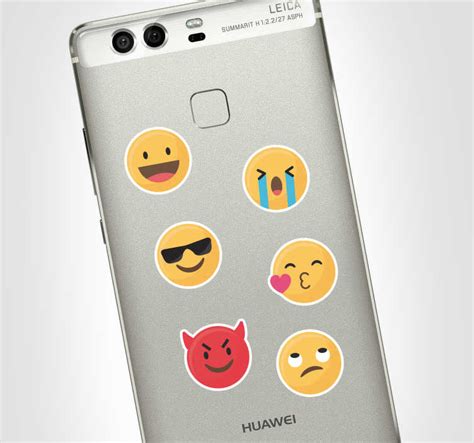 Sticker Huawei pack de smileys - TenStickers