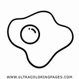 Fried Egg Coloring Pages  Ultra sketch template