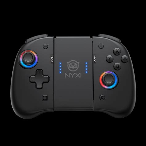 Joypad Controller, Wireless Joycon Support 8 Color Adjustable LED, Wak