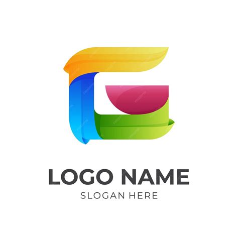 Premium Vector | Letter g logo vector with 3d colorful style