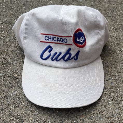 VINTAGE Chicago Cubs Hat Cap Snapback Annco Mens... - Depop