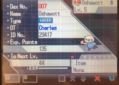 [Gen V] My first shiny starter for my first playthrough of White 2 ...