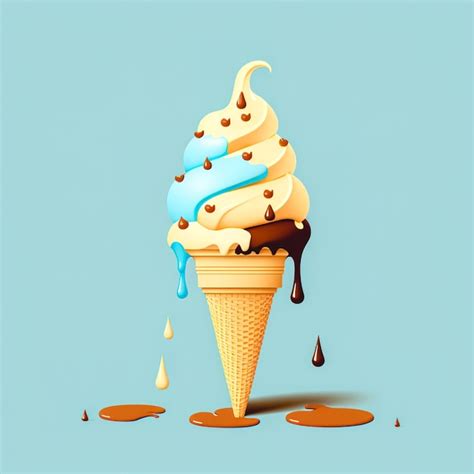 Ice Cream Cone Melting Images - Free Download on Freepik