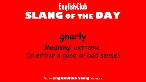 gnarly | Learn English