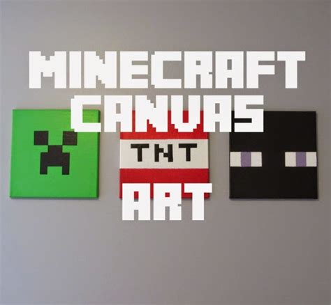 CONTROLLING Craziness: MINECRAFT Canvas Art