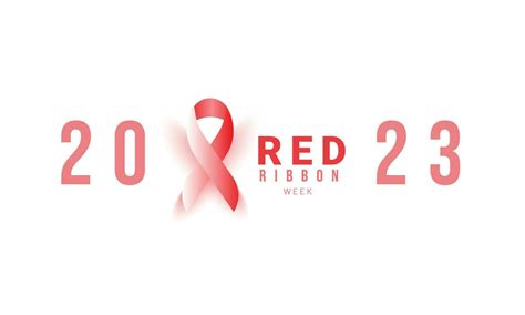 Red Ribbon week. background, banner, card, poster, template. Vector illustration. 25784018 ...