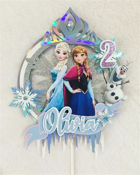 Frozen Inspired Cake Topper | Frozen inspired, Cake toppers, 3d cake toppers