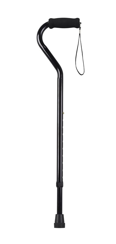 Drive Medical Foam Grip Offset Handle Walking Cane, Black - Walmart.com