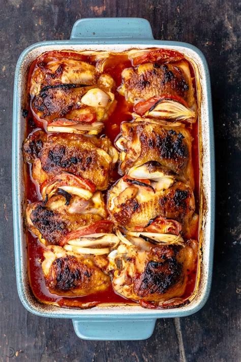 Juiciest Baked Chicken Thighs - The Mediterranean Observer