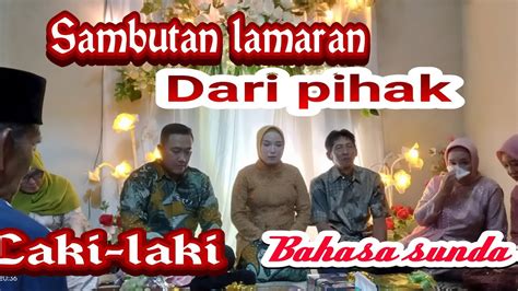 sambutan lamaran ( khitbah) bahasa sunda - YouTube