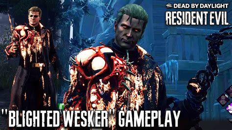 DEAD BY DAYLIGHT - "Blighted Wesker" Skin Gameplay | Haunted by Daylight | Resident Evil Project ...