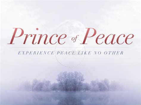 Prince of Peace Christmas Sermon PowerPoint | Clover Media