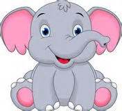 Cute Car Clip Art | Cute Elephant Clip Art Image - cute elephant with its trunk up. | Clipart ...