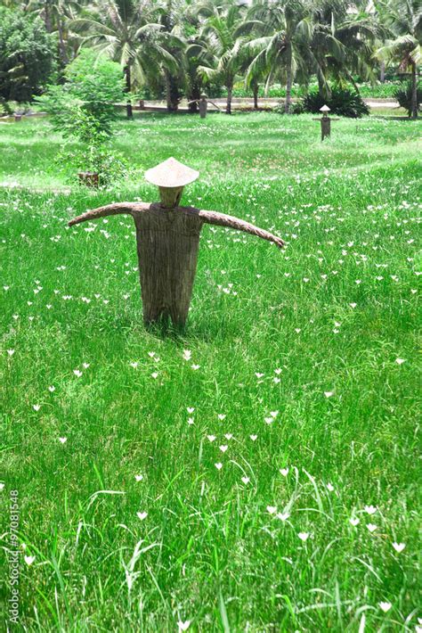 Scarecrow in a farm Stock Photo | Adobe Stock