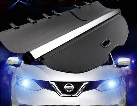 JIOYNG For Car Rear Trunk Security Shield Cargo Cover Fit For The Nissan Qashqai 2014 2018(black ...