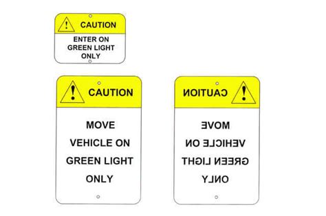 Loading Dock Safety Signs - Tri Lite