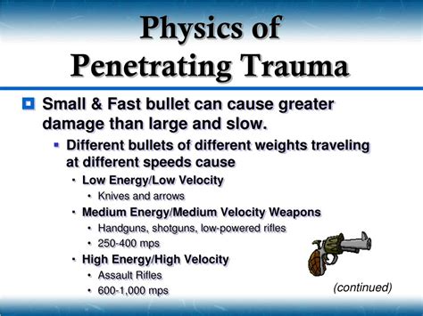 PPT - Penetrating Trauma PowerPoint Presentation, free download - ID:6663279