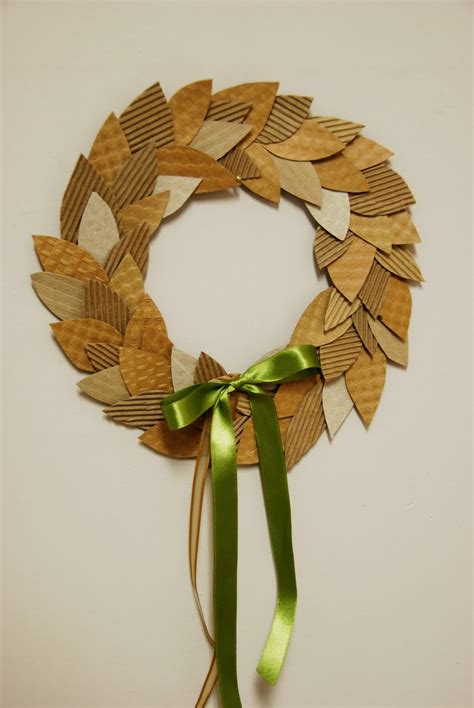 Cardboard wreath - Craft Lovers