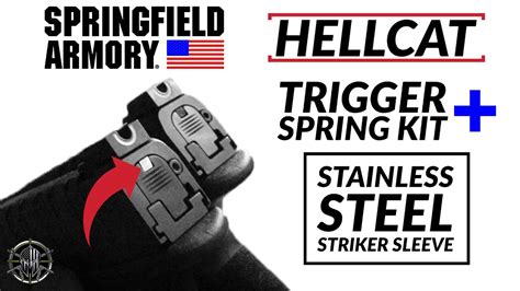 Springfield Hellcat Trigger Upgrade/Stainless Steel Striker Sleeve ...