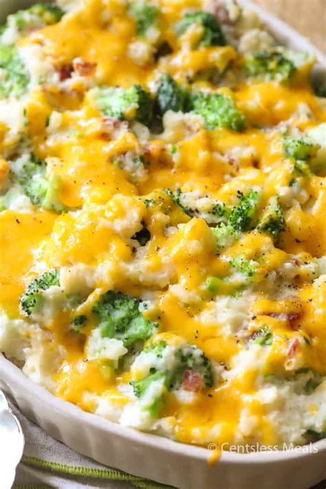 Cheesy Broccoli Potato Casserole - The Shortcut Kitchen