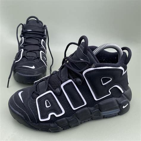 Nike Air More UpTempo Black White 2020 Women’s Size... - Depop