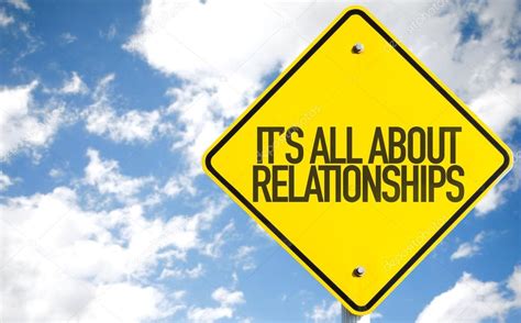 It's All About Relationships sign — Stock Photo © gustavofrazao #85669548