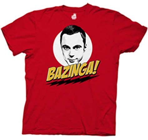 Bazinga with Sheldon Shirt - The Bing Bang Theory Shirts - Bazinga ...