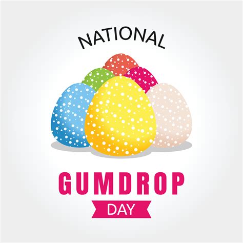 national gumdrop day vector illustration 5480958 Vector Art at Vecteezy