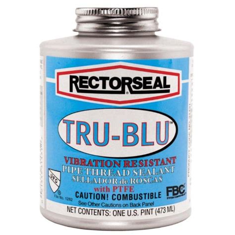 RectorSeal 4 oz. Tru-Blu Pipe Thread Sealant with PTFE-31630 - The Home Depot