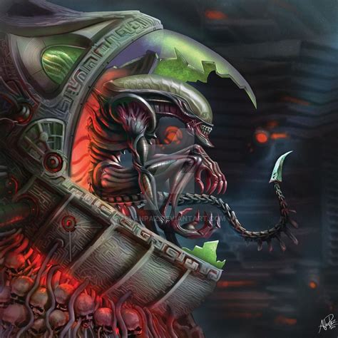 Art by ALLANPAZ Alien Xenomorph fanart | Alien artwork, Predator alien art, Alien art