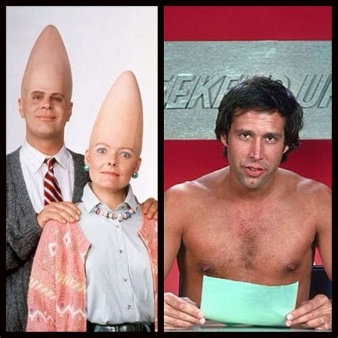 Saturday Night Live (1970s) - Left: Cone Heads / Dan Aykroyd & Jane ...