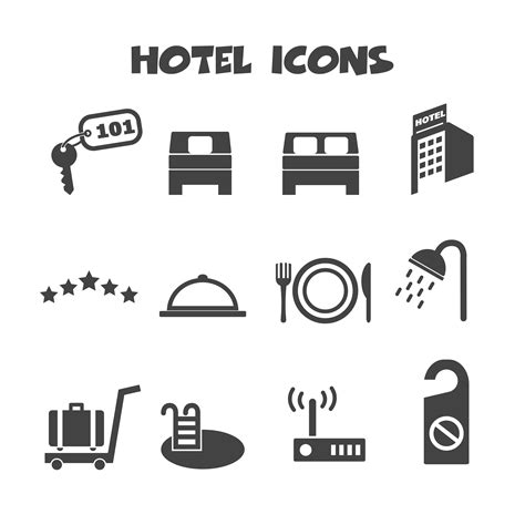 View Hotel Symbol Clipart - Tembelek Bog